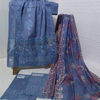Lawn 3 Piece - Chikankari