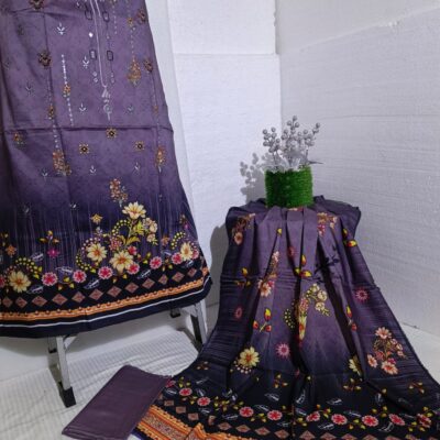 Viscous 3 Piece - Embroidered