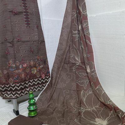 Banadora Lawn 3 Piece - Embroidered