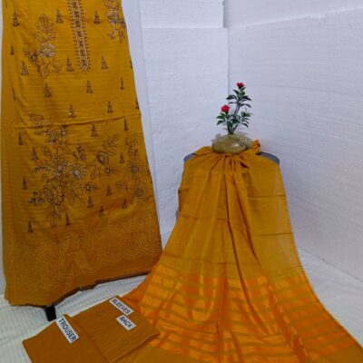 Banadora Lawn 3 Piece - Chikankari