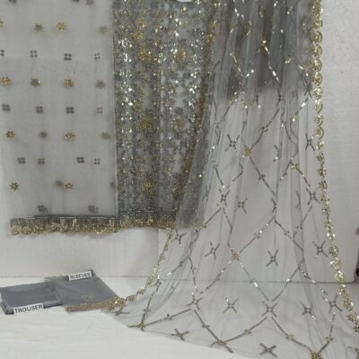 Net 3 Piece - Embroidered