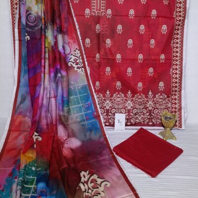 Khaddar 3 Piece - Printed