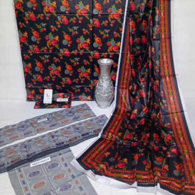 Linen 3 Piece - Printed with Patches