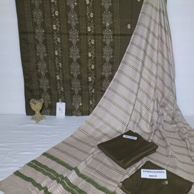 Winter Woolen 3 Pc Embroidered