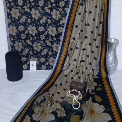 Winter Dhanak 3 Pc Printed