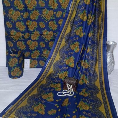 Winter Dhanak 3 Pc Printed
