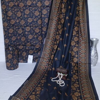 Winter Dhanak 3 Pc Printed