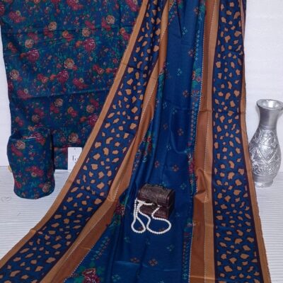 Winter Dhanak 3 Pc Printed