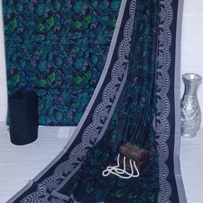 Winter Dhanak 3 Pc Printed