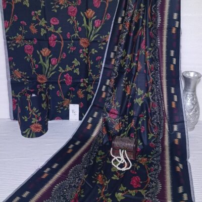 Winter Dhanak 3 Pc Printed