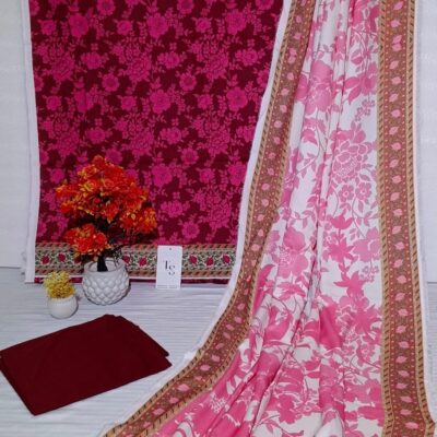 Khaddar 3 Piece - Printed