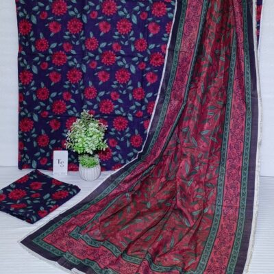 Khaddar 3 Piece - Printed